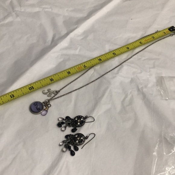 3/$15 necklace Dream K & boho bling earrings - Picture 5 of 6